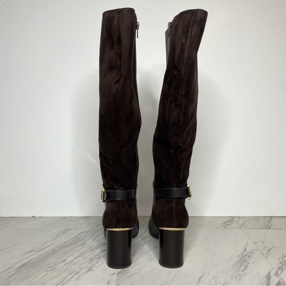 New! Bandolino Bilya Brown Heeled Tall Boot 9M - Picture 3 of 15